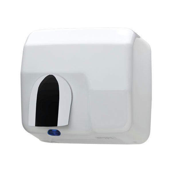Arielimp Medial hand dryer 2400W automatic, white, 360° nozzle, anti-vandal steel cover for horeca


