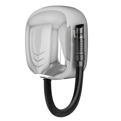 Asciugacapelli da parete Zefiro Pro Hair Medial inox brillante 1100W tubo estensibile 60–120 cm

