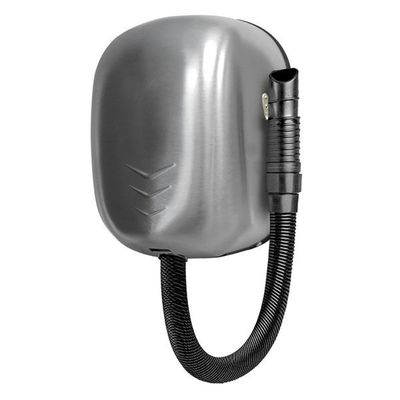 Zefiro Pro Hair Medial asciugacapelli da parete cromato 1100W tubo estensibile 60‑120 cm doppio termostato
