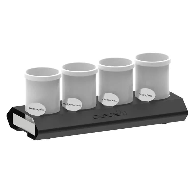 Casselin - Porta salse refrigerato eutettico GN 2/4