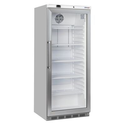 Casselin - Armadio positivo vetro 600 l Acciaio inox