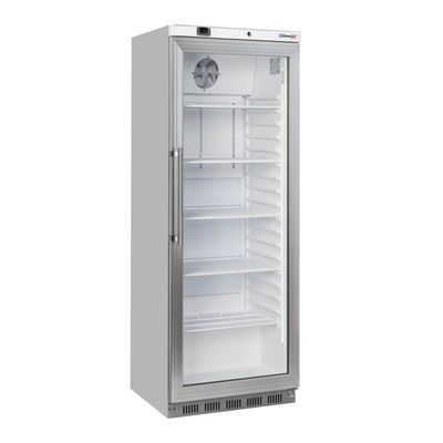 Casselin - Armadio positivo vetro 400 l Acciaio inox