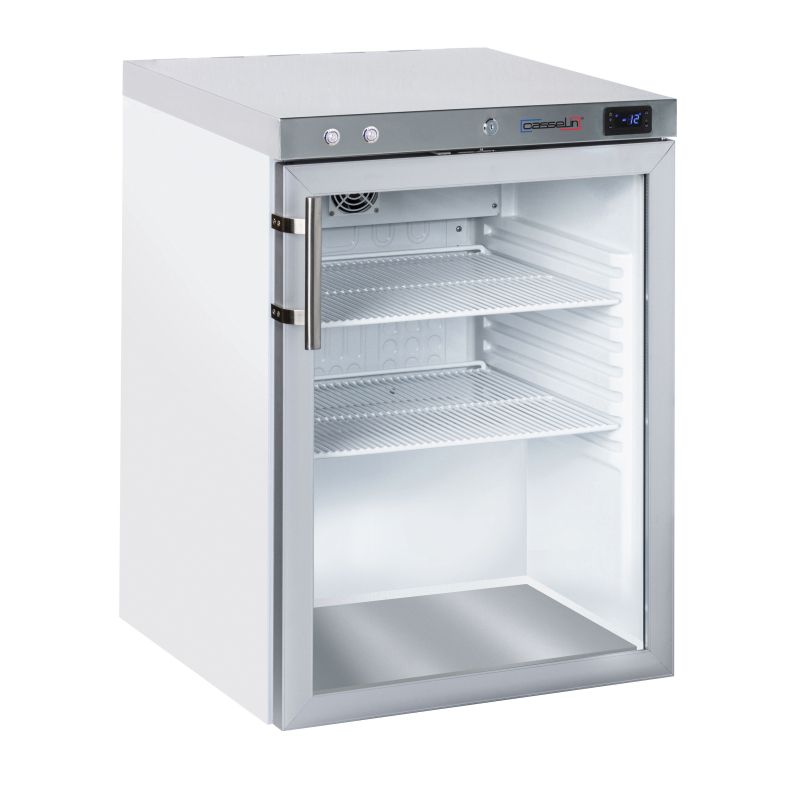 Casselin - Armadio negativo vetro 140 l Bianco