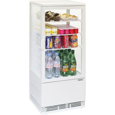 Casselin - Mini vetrina refrigerata positiva 78 l Bianca