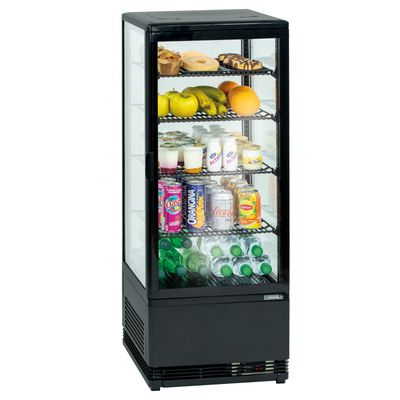 Casselin - Vetrina refrigerata positiva 98 l Nera