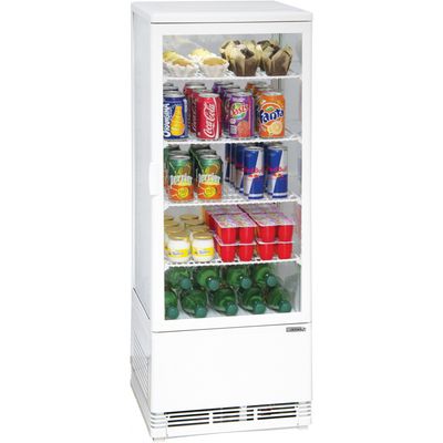 Casselin - Vetrina refrigerata positiva 98 l Bianca