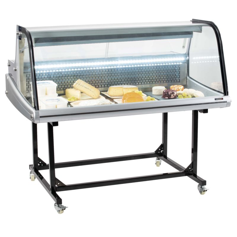 Casselin - 256 l refrigerated display case on trolley