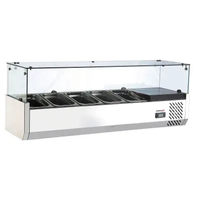 Casselin - Saladette da banco 5 x GN 1/4
