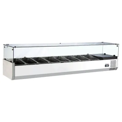 Casselin - Saladette da banco 8 x GN 1/3