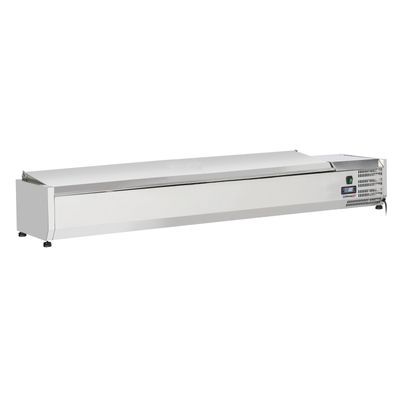 Casselin - Countertop saladettes with lids 8 x GN 1/4