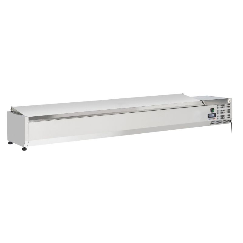 Casselin - Countertop saladettes with lids 10 x GN 1/4