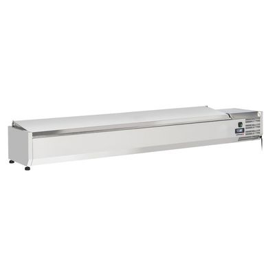 Casselin - Countertop saladettes with lids 10 x GN 1/4