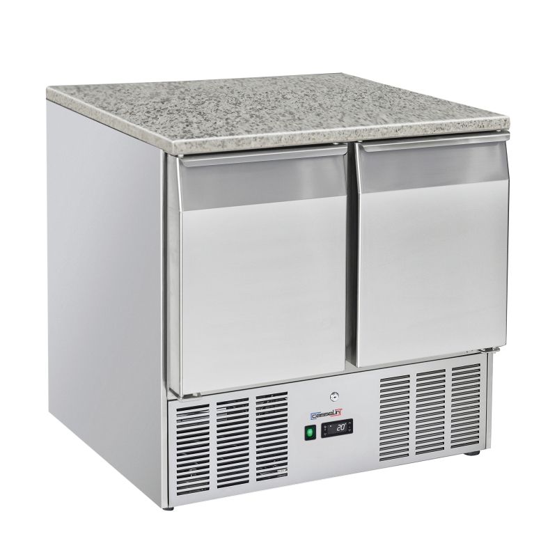 Casselin - Refrigerated table 2 doors GN 1/1 Granite