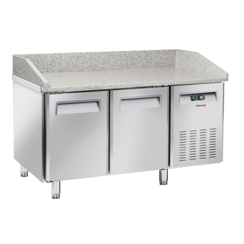 Casselin - Tavolo per pizza refrigerato 2 porte