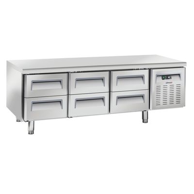 Casselin - Tavolo refrigerato 6 cassetti GN 1/1
