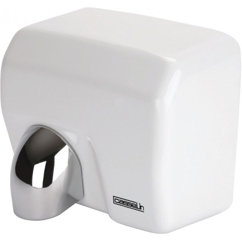 Casselin - White hand dryer with nozzle opening