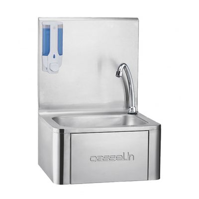 Casselin - Lavamani a parete in acciaio inox
