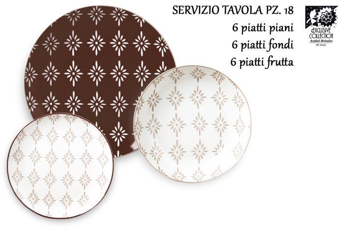 Frescura - 18-piece assorted table plates Moe