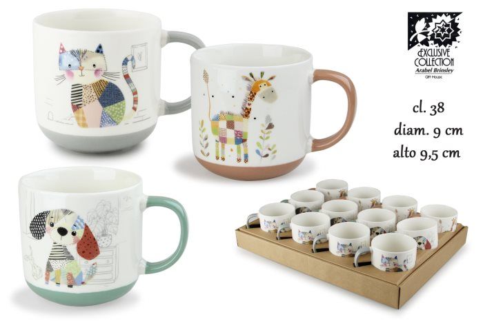 Frescura - Tazza mug animali bimbo 38 cl