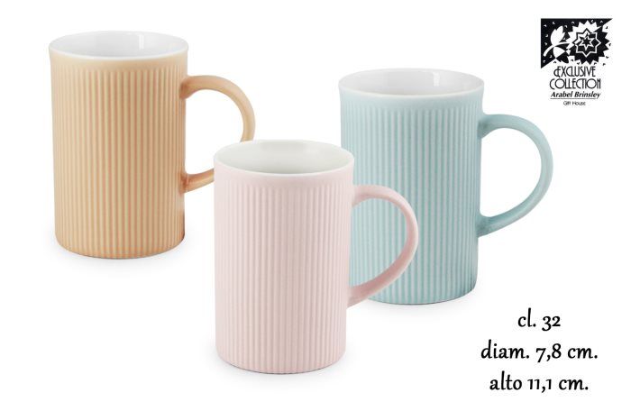 Frescura - Striped mug 32 cl