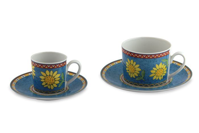 Frescura - Daisy coffee cup Motion Flower Blue
