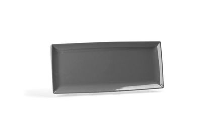 Frescura - Rechteckiges Tablett 37 x 17 cm Purity Grau