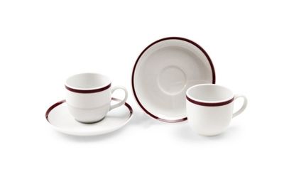 Frescura - Coffee cup with saucer Tiago Red