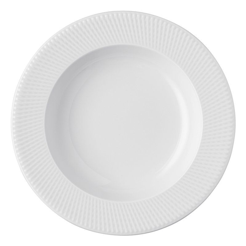 Rosenthal - Rim plate deep 23,3 cm Blend White