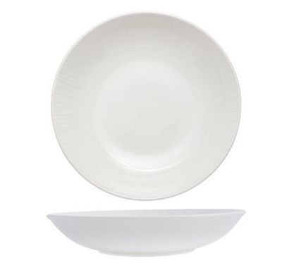 28 cm Zenith porcelain deep plate marine inspired for horeca use