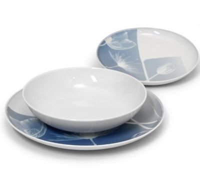 19 cm Nora Suggesti porcelain fruit plate for horeca use