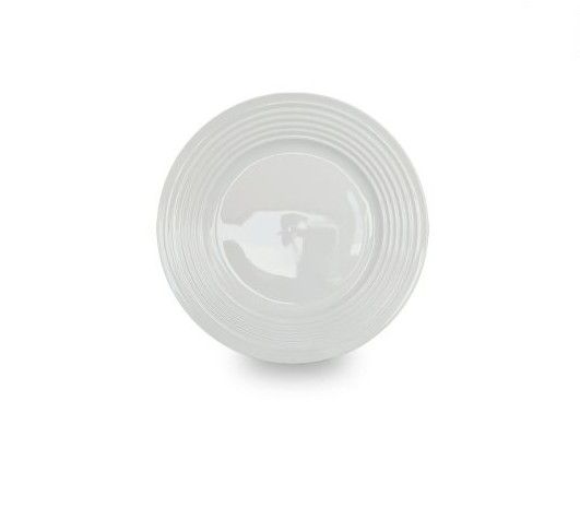 20 cm Emily porcelain fruit plate for horeca use
