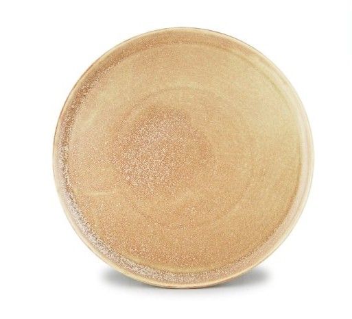 33 cm Keops Red glazed porcelain pizza plate for horeca use