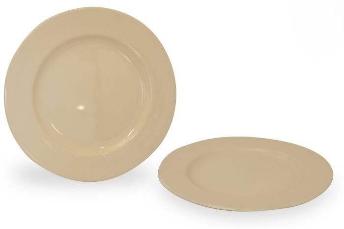 30 cm Ivory round porcelain plate for horeca use