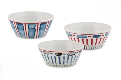 Porcelain bowl 14 cm patterned colorful design horeca use