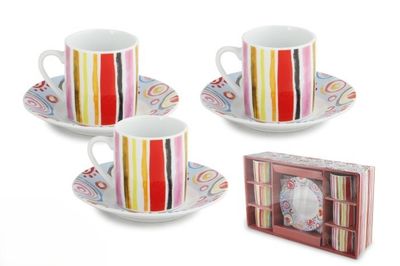 Coffee cup porcelain 8.5 cl Crazy design horeca use