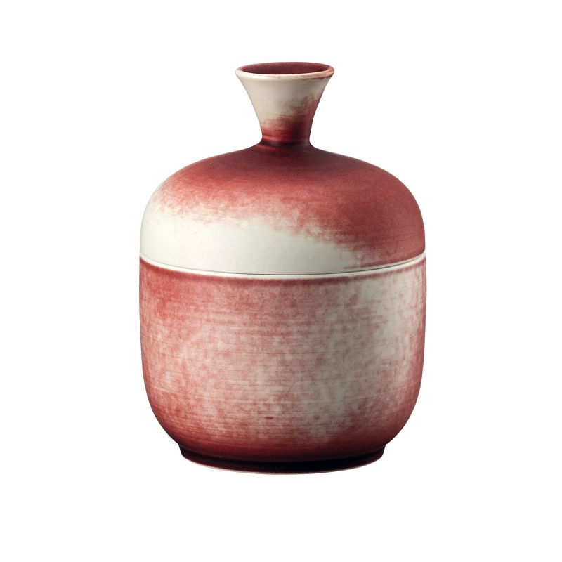 Rosenthal - Sugar bowl with lid 9,6 x 13,5 cm Bloom Scarlet