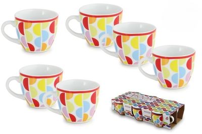 Kaffeetasse Porzellan 9 cl Moon Dekor ohne Untertasse Gastronomie