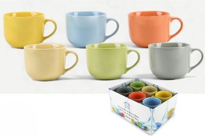 Breakfast cup porcelain Jumbo 47.5 cl assorted colors horeca use