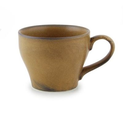 Tea cup porcelain 21 cl Laterre rustic brown horeca use