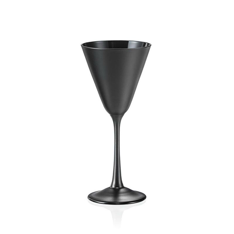 Bohemia Pralines Black martini espresso glass 9 cl decorated hand wash horeca.
