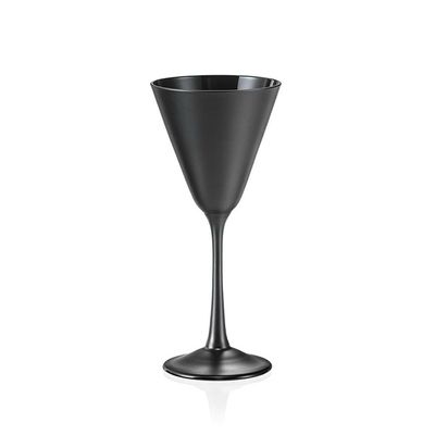 Bohemia Pralines Schwarz Martiniglas Espresso 9 cl dekoriertes Glas Handwäsche Horeca.
