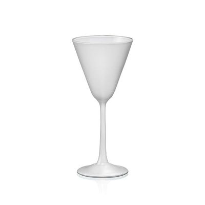 Bohemia Pralines White martini espresso glass 9 cl decorated hand wash horeca.
