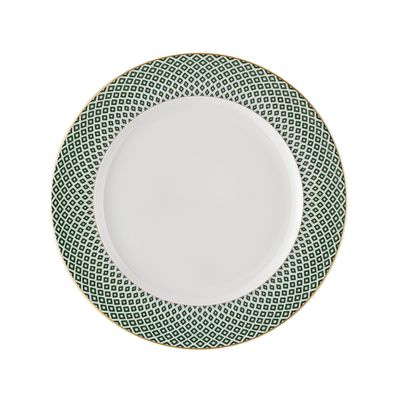 Rosenthal - Teller flach 22,6 cm Francis Carreau Vert