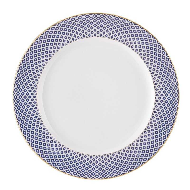 Rosenthal - Plate flat 22,6 cm Francis Carreau Bleu