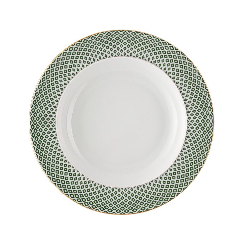 Rosenthal - Plate deep 22,5 cm Francis Carreau Vert