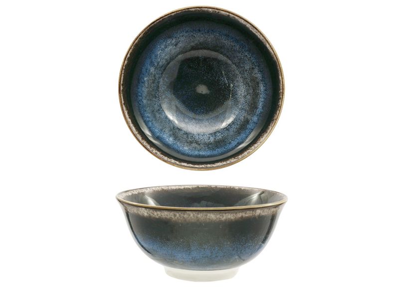 Tirolix Modry bowl 15 cm in blue porcelain for horeca use