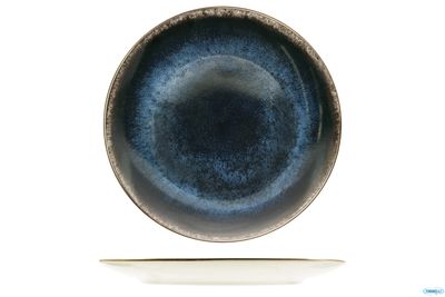 Tirolix Modry dinner plate 26 cm in blue porcelain for horeca use