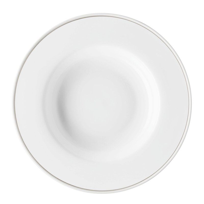 Rosenthal - Rim plate deep 23,4 cm Jade Platinum
