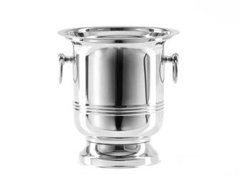 Tirolix stainless steel cooler with base chrome knobs and rings