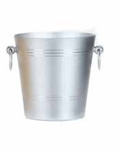 Tirolix oxidized aluminium cooler silver with chrome knobs